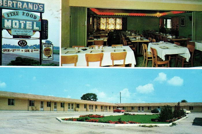Bertrands Motel Restaurant Cocktail Lounge Bay City
